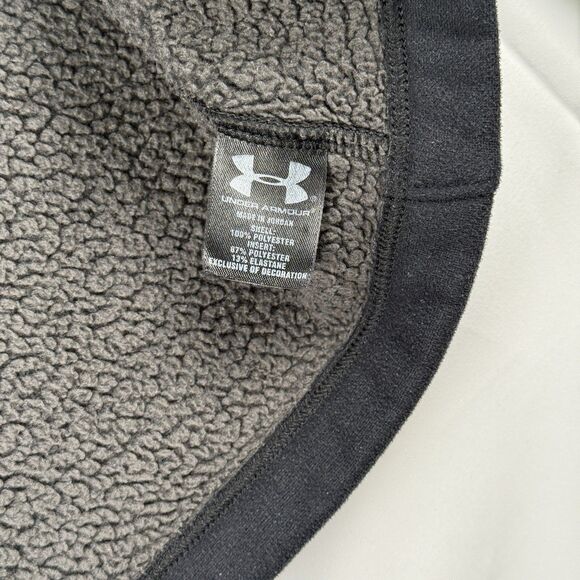 Under Armour Fleece Lined Large Semi-Fitted Womens Jacket - Black with Gray 2011 - Picture 10 of 16